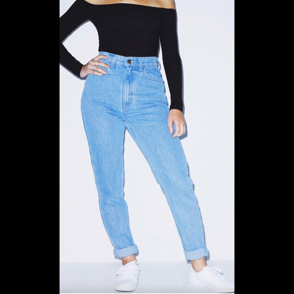 American Apparel High Waist Jean
